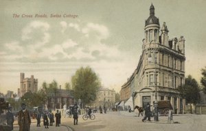 The Cross Roads, Swiss Cottage, Londra (renkli fotoğraf) by English Photographer