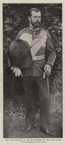 İskoç Grileri Üniformalı Çar II. Nicholas by English Photographer