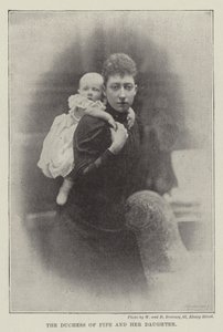 Fife Düşesi ve kızı by English Photographer