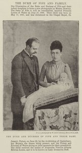 Fife Dükü ve Düşesi ve Bebekleri by English Photographer