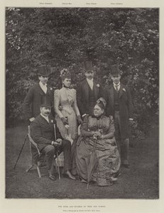 Teck ve Family Dükü ve Düşesi by English Photographer