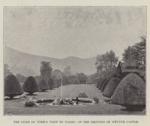 Yorks Dükü, Gwydyr Kalesi Arazisinde Galler Ziyareti by English Photographer