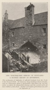 İskoçya'da Deprem Şokları, Inverness'te Yıkılmış Bir Demirci by English Photographer