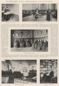 Sürgündeki Fransız Manastır Tarikatları, Benediktin Manastırındaki Sahneler