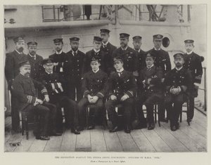 HMS Fox Memurları, Sierra Leone İsyancılarına Karşı Sefer by English Photographer
