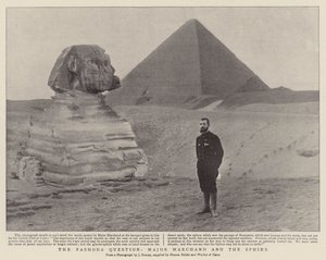 Fashoda Sorunu, Binbaşı Marchand ve Sfenks by English Photographer