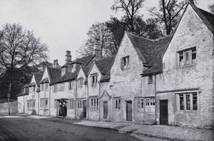 Flaman Evleri, Corsham (s/b fotoğraf) by English Photographer