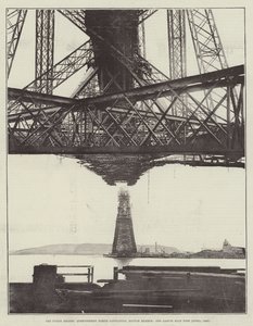 Forth Bridge, Queensferry Kuzey Konsol, Alt Üye ve Garvie Ana İskelesi (Nisan 1889)