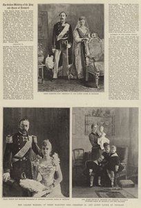 Majesteleri Kral Christian IX ve Danimarka Kraliçesi Louise