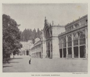 Büyük Colonnade, Marienbad by English Photographer