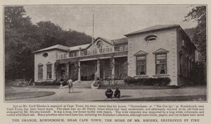 Cape Town yakınlarındaki Grange, Rondebosch, Bay Rhodes