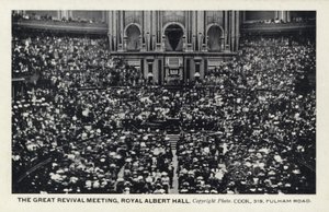 Büyük Canlanma Toplantısı, Royal Albert Hall, Londra by English Photographer
