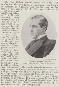Saygıdeğer Hubert Howard, Times Muhabiri, Omdurman
