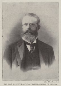 Sayın W Mulock, QC, Kanada Postmaster-General by English Photographer