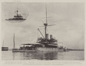 Savaş Gemilerinin Görünmezliği, Yeni Gri Renkte HMS Yıkımı, Eski Siyah Boyalı Gövde ile tezat oluşturuyor by English Photographer