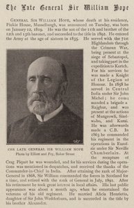 Geç General Sir William Hope by English Photographer