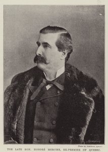Geç Saygıdeğer Honore Mercier, Quebec Eski Başbakanı by English Photographer