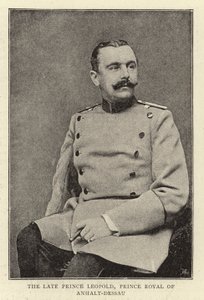 Rahmetli Prens Leopold, Anhalt-Dessau Prensi Kraliyet by English Photographer