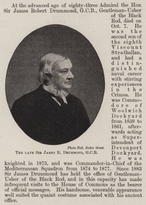 Geç Sir James R Drummond, GCB by English Photographer