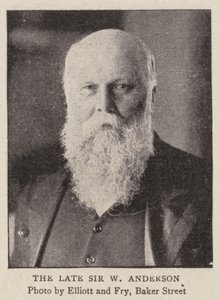 Geç Sir W Anderson by English Photographer