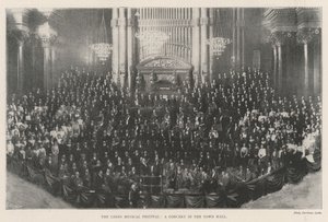 Leeds Müzik Festivali, Belediye Binasında Bir Konser by English Photographer