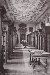 Kütüphane Queens Koleji, Oxford by English Photographer