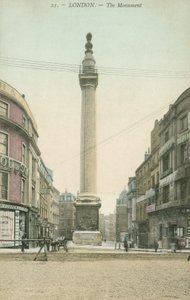 Büyük Ateş Anıtı, Londra (renkli fotoğraf) by English Photographer