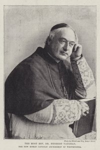 Westminster Yeni Roma Katolik Başpiskoposu En Muhterem Dr Herbert Vaughan by English Photographer