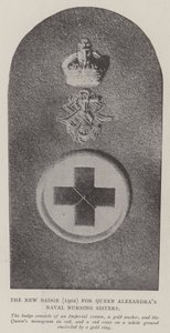 Kraliçe Alexandras Donanma Hemşire Kız Kardeşleri için Yeni Rozet (1902) by English Photographer