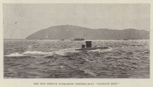 Yeni Fransız Denizaltı Torpido-Boat Gustave Zede by English Photographer