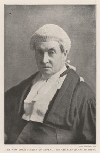 Yeni Temyiz Lordu Yargıç, Sir Charles James Mathew by English Photographer