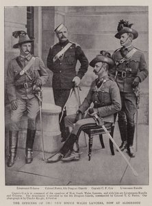 New South Wales Lancers Subayları, şimdi Aldershot