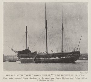 Eski Kraliyet Yatı Royal George, parçalanacak veya satılacak by English Photographer