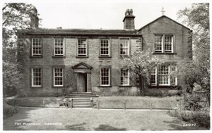 Parsonage, Haworth (s/b fotoğraf) by English Photographer