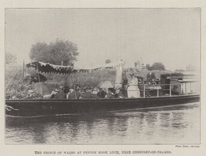 Galler Prensi, Chertsey-on-Thames yakınlarındaki Penton Hook Lock