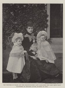 Galler Prensesi ve Torunları, Lady Alexandria ve Lady Maud Duff, Fife Düşesi Prenses Louise