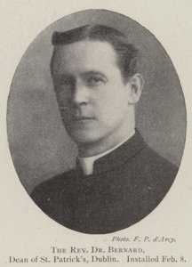 Muhterem Dr Bernard, St Patricks Dekanı, Dublin, 8 Şubat