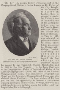 Rahip Dr Joseph Parker, Cemaat Birliği