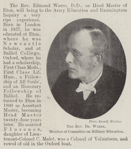 Muhterem Dr Warre, Askeri Eğitim Komitesi Üyesi by English Photographer