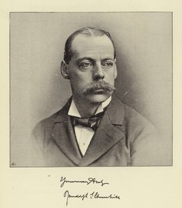 Sayın Lord Randolph Churchill, merhum Maliye Bakanı ve Avam Kamarası eski Başkanı by English Photographer
