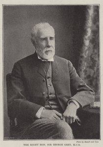 Çok Saygıdeğer Sir George Gray, KCB by English Photographer