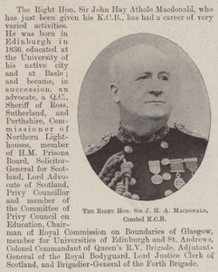 Çok Saygıdeğer Sir JHA Macdonald, KCB