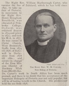 Sağ Muhterem WM Carter, Pretoria