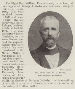 Sağ Muhterem WP Swaby, Barbados