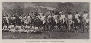Somaliland Cezalandırıcı Seferleri, bir grup Somalili Kabile üyesi by English Photographer