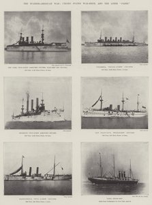İspanyol-Amerikan Savaşı, Birleşik Devletler Savaş Gemileri ve Liner Paris by English Photographer