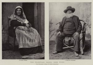 Transvaal Krizi, Boer Tipleri by English Photographer