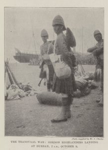 Transvaal Savaşı, Gordon Highlanders Durban
