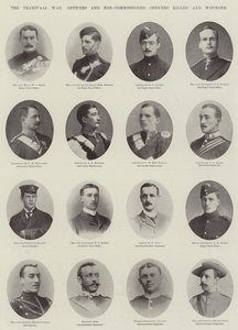 Transvaal Savaşı, Subaylar ve Astsubaylar öldürüldü ve yaralandı by English Photographer