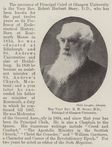 The Very Reverend RH Story, DD, Glasgow Üniversitesi Müdürü by English Photographer